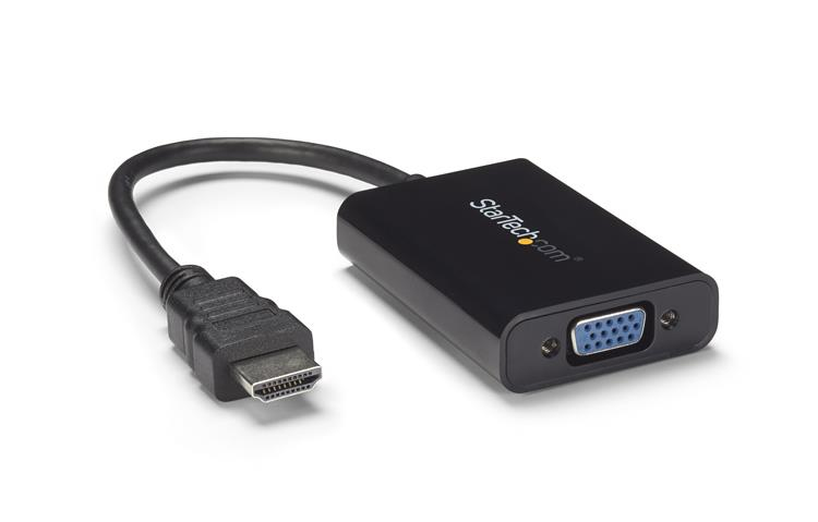 STARTECH.COM HDMI TO VGA ADAPTER WITH AUDIO - ACTIVE VIDEO CONVERTER 1080P 3 YR STARTECH — view 2