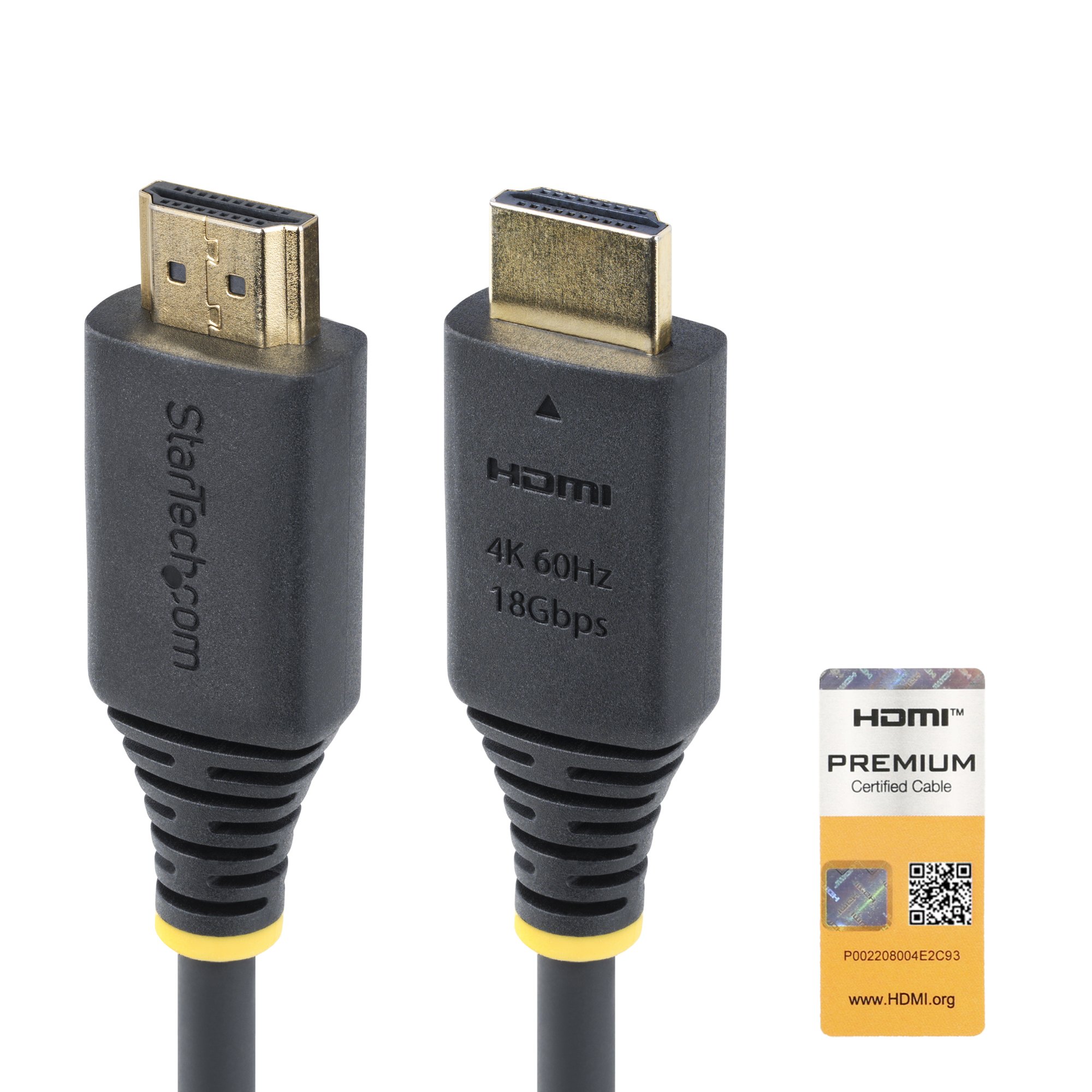 STARTECH.COM 3M (10FT) PREMIUM CERTIFIED HIGH SPEED HDMI CABLE, 4K60HZ, LTW STARTECH — view 2