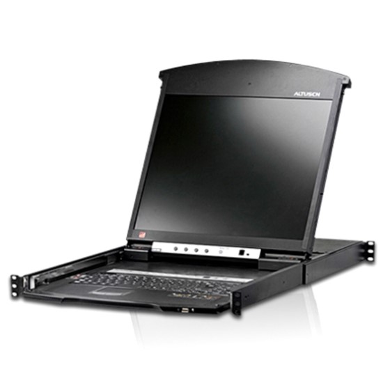 ATEN 19" DUAL RAIL 8 PORT LCD KVM OVER IP ATEN — view 2