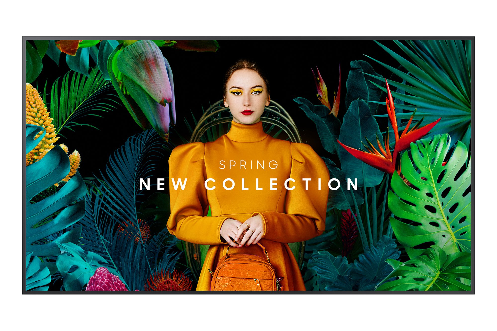 SAMSUNG (QMC) SIGNAGE 50" UHD, 500NITS, 25% HAZE, HDMI, LAN/WIFI, PORT/LAND, 24H/7D, 3Y SAMSUNG — view 2