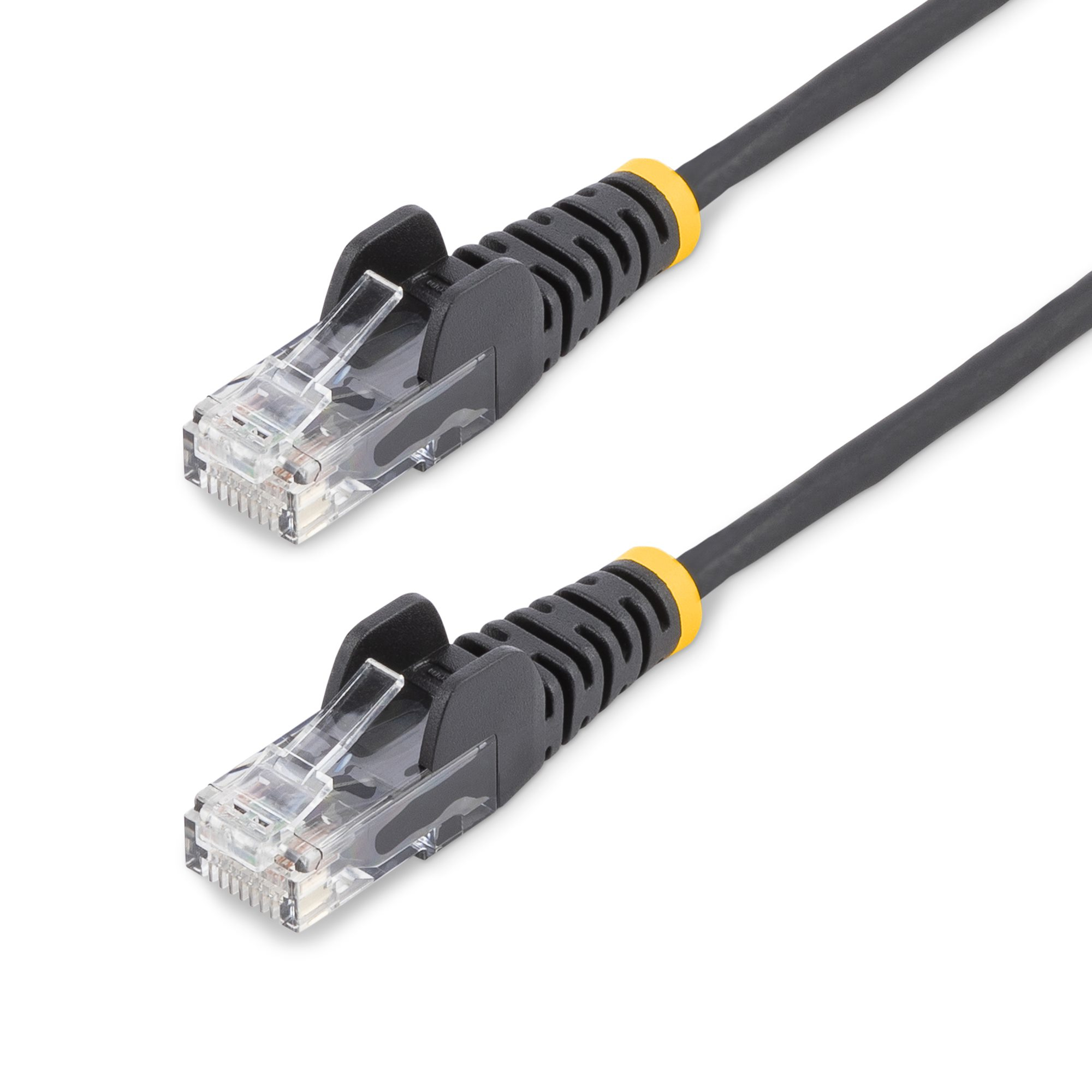 STARTECH.COM 3M SLIM CAT6 CABLE - BLACK SNAGLESS PATCH CORD NETWORK ETHERNET CABLE M/M LTW STARTECH — view 2