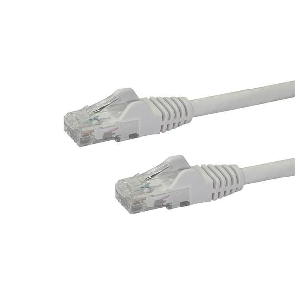 STARTECH.COM 1M CAT6 WHITE SNAGLESS GIGABIT ETHERNET RJ45 CABLE, LTW STARTECH — view 2