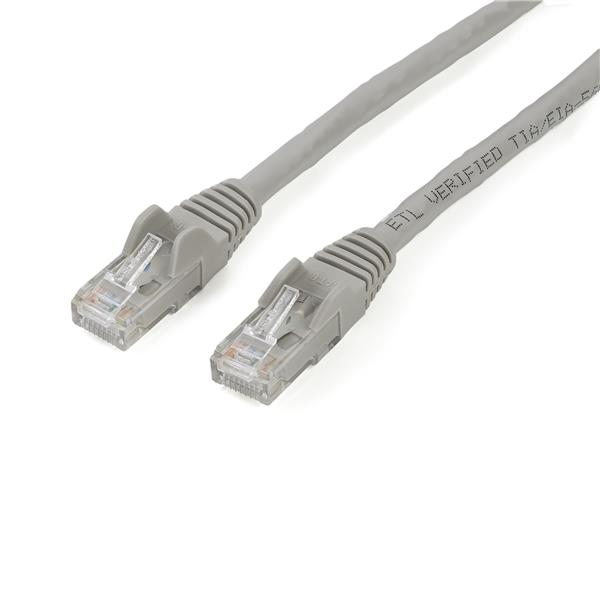 STARTECH.COM 2M CAT6 GRAY SNAGLESS GIGABIT ETHERNET RJ45 CABLE, LTW STARTECH — view 2