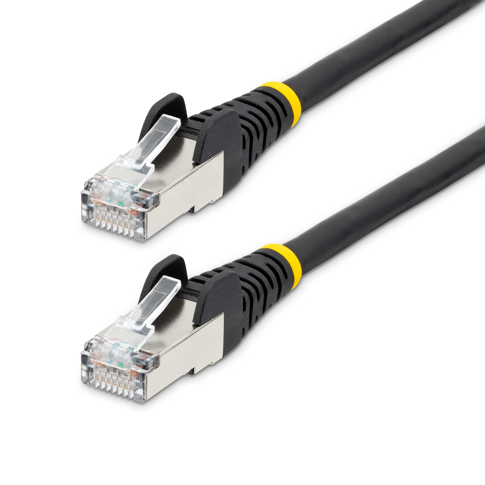STARTECH.COM 10M LSZH CAT6A ETHERNET CABLE - 10GBE S/FTP 100W POE BLACK LTW STARTECH — view 2