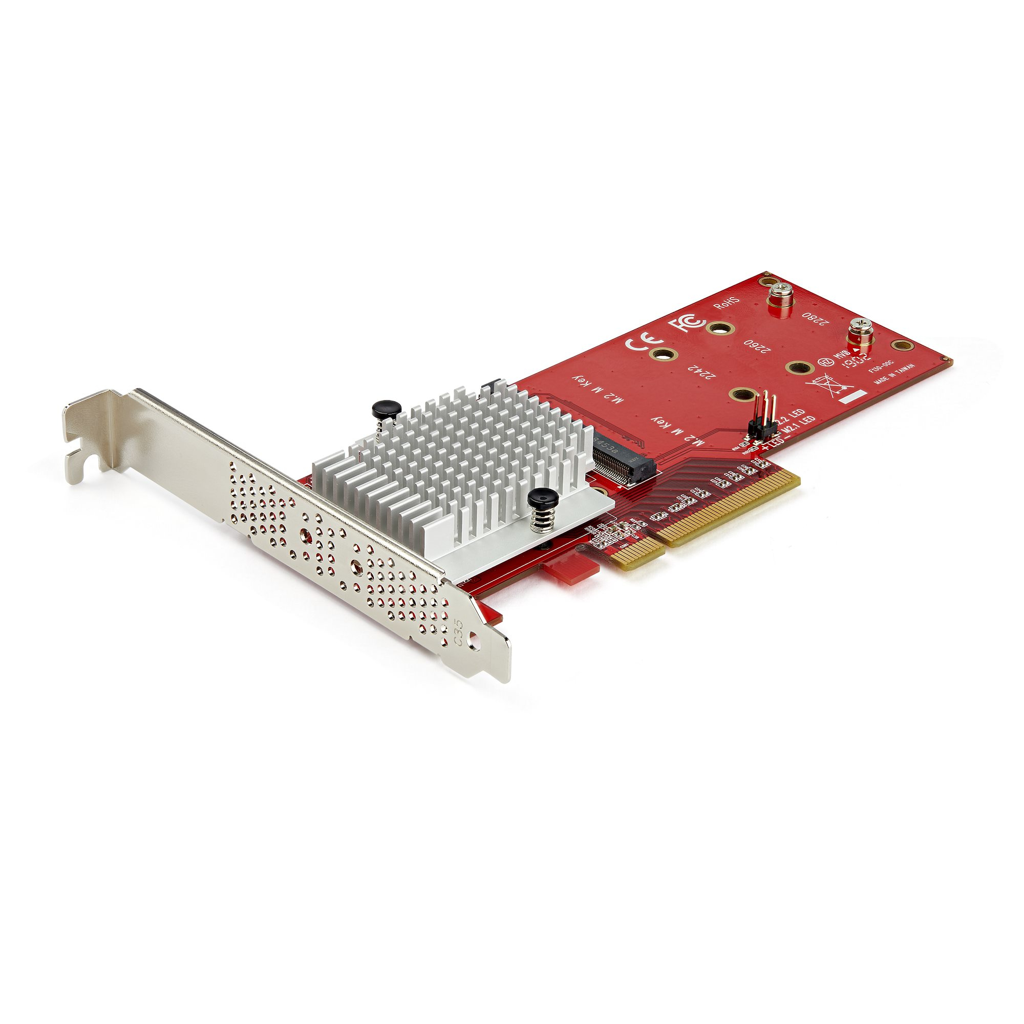 STARTECH.COM STARTECH.COM X8 DUAL M.2 PCI EXPRESS SSD ADAPTER - PCIE 3.0, 2 YR STARTECH — view 2