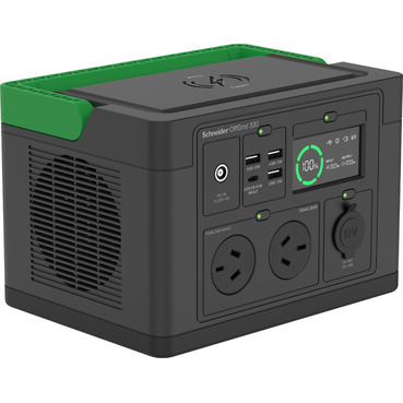 APC Schneider OffGrid Portable Power Station 330, 332Wh Lithium-ion, 2 Australian, Sinewave APC — view 2