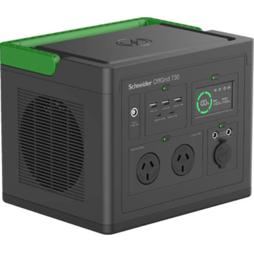 APC Schneider OffGrid Portable Power Station 500, 517Wh Lithium-ion, 2 Australian, Sinewave APC — view 2