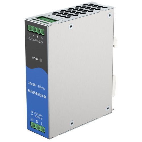 Ruijie Reyee AC/DC 120W DIN-Rail Power Supply for Industrial Switch REYEE — view 2