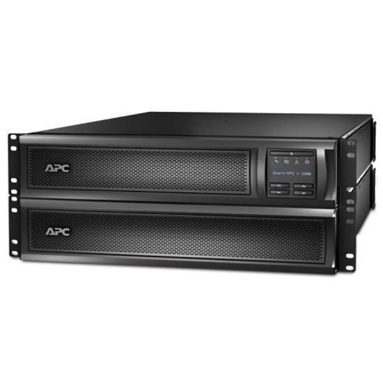 APC SMART UPS (SMX), 2200VA, IEC(8), EXT BATT(0/10), SMART SLOT, LCD, 2U RACK/TWR, 3YR APC — view 2