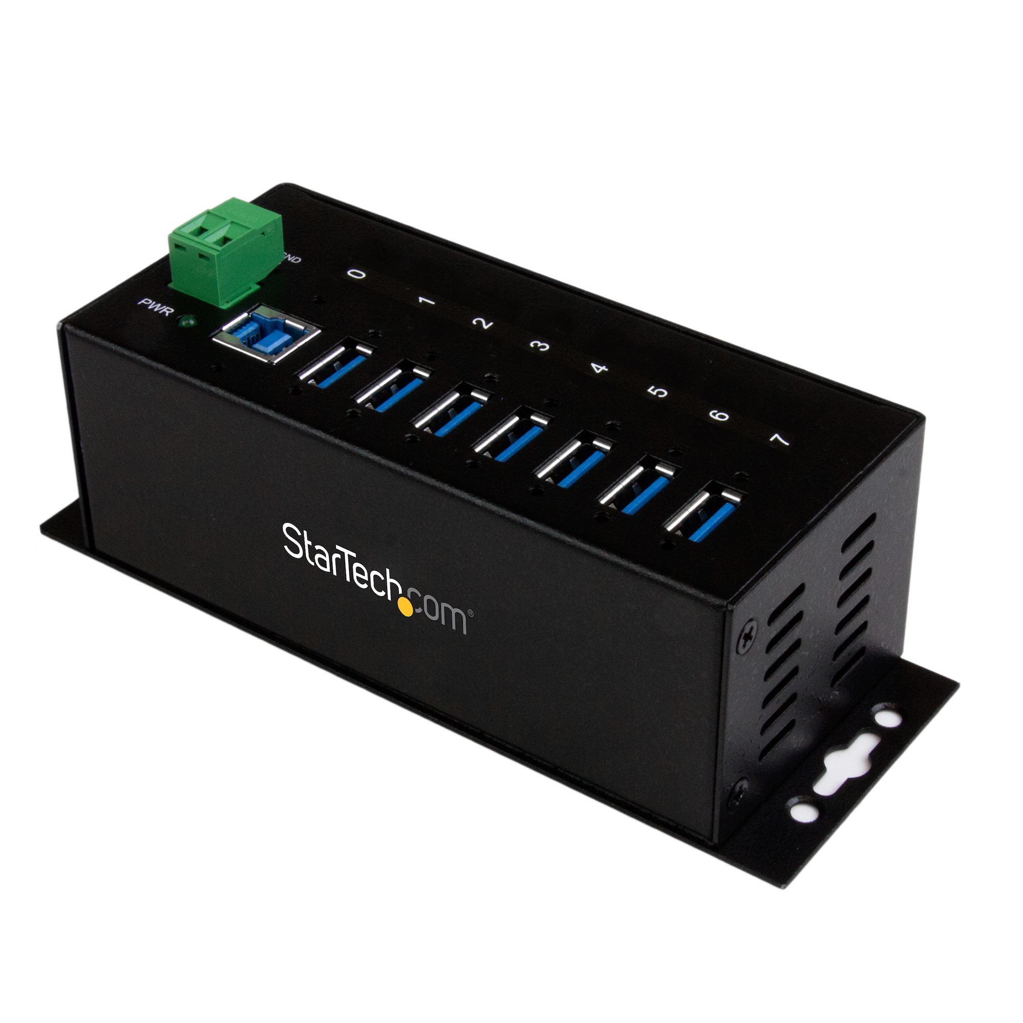 STARTECH.COM 7 PORT USB 3.0 HUB (USB-A) - METAL INDUSTRIAL HUB - ESD/SURGE 2 YR STARTECH — view 2