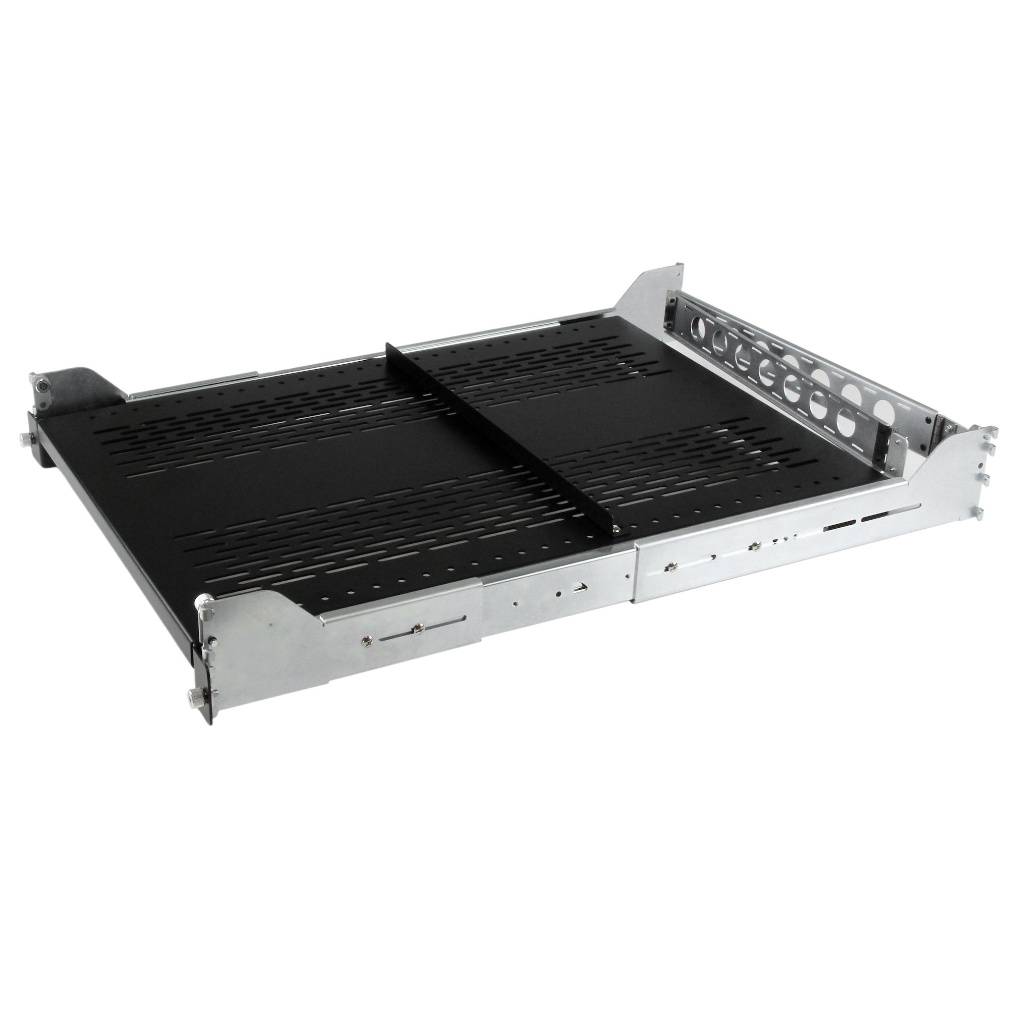 STARTECH.COM 2U ADJUSTABLE VENTED SLIDING SERVER RACK SHELF W/ CABLE MGMT 2 YR STARTECH — view 2