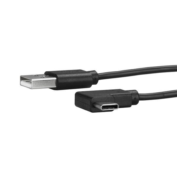 STARTECH.COM USB TO USB C CABLE - RIGHT ANGLE - USB 2.0 - USB A TO USB C LTW STARTECH — view 2