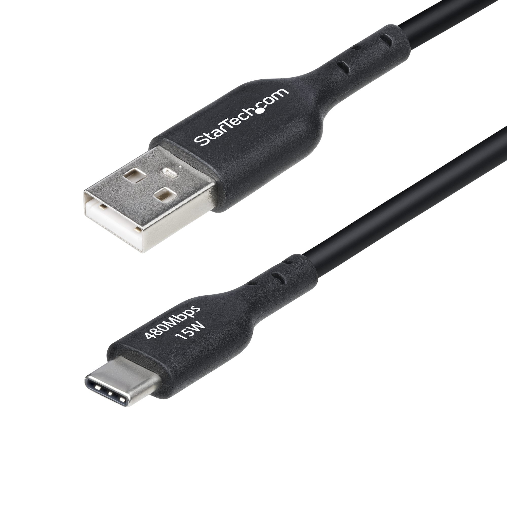 STARTECH.COM 2M (6.6FT) USB-A TO USB-C CHARGING CABLE, CHARGER CORD, M/M, LTW STARTECH — view 2