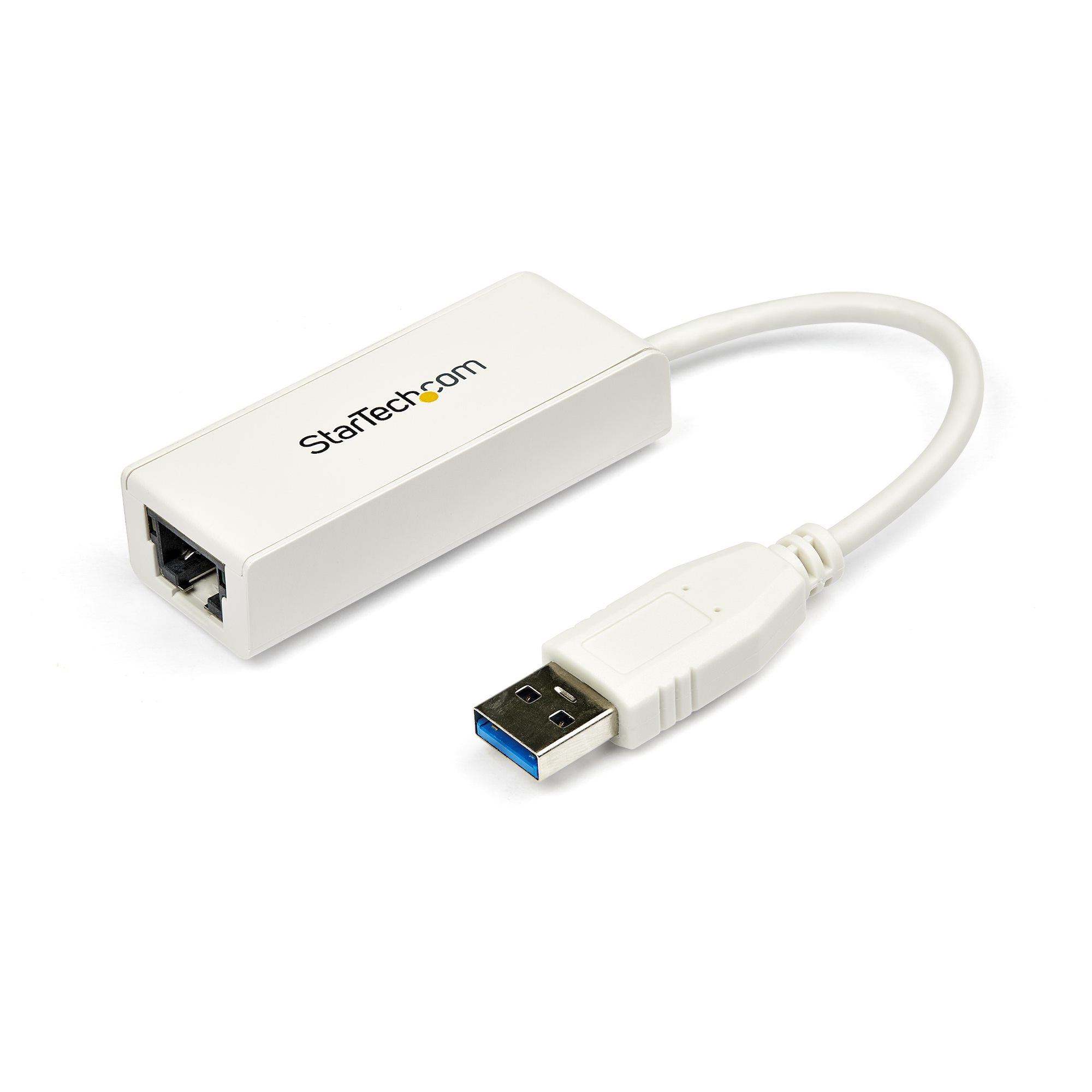 STARTECH.COM USB 3.0 TO GIGABIT ETHERNET NIC NETWORK ADAPTER 100/1000 WHITE 2 YR thumbnail 2