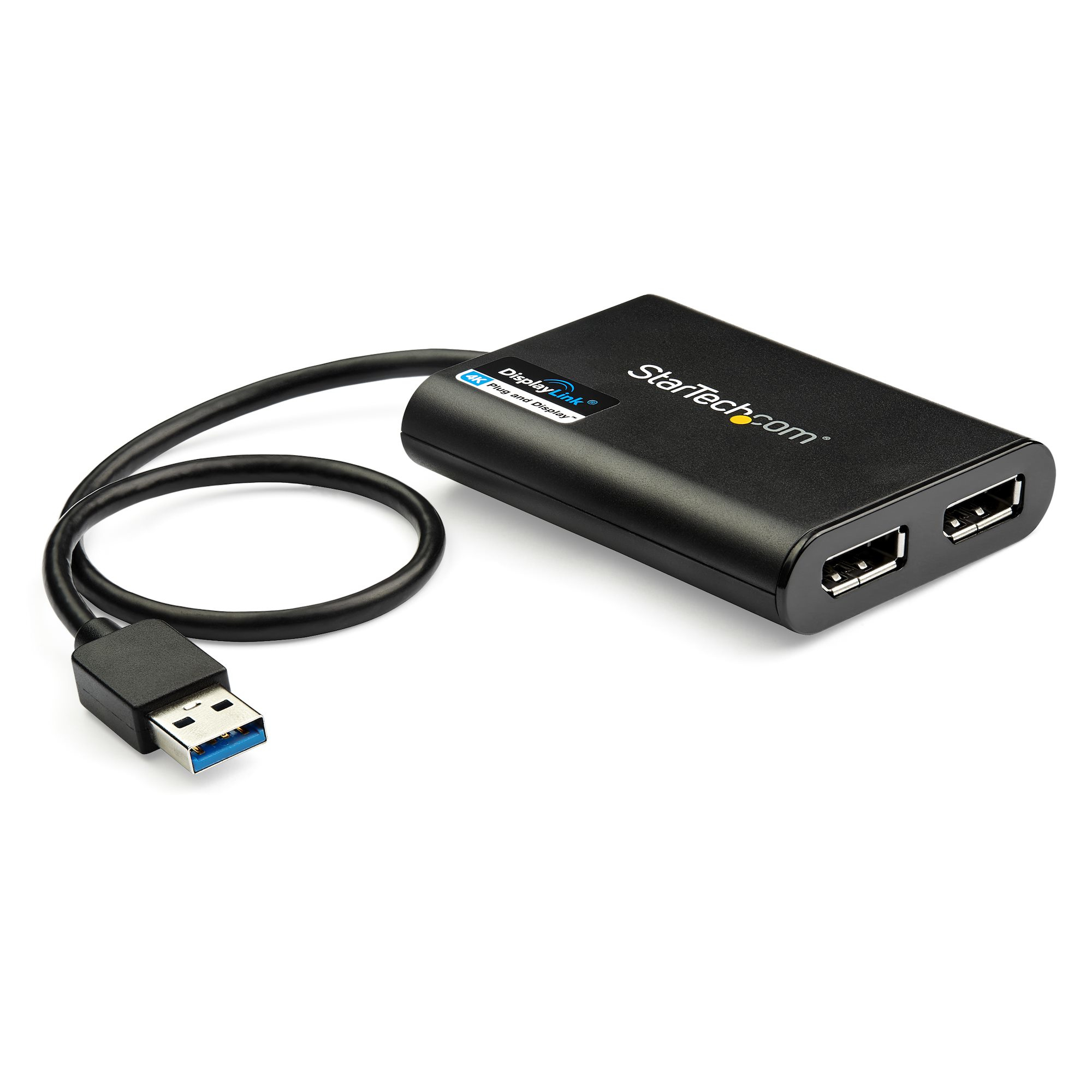STARTECH.COM USB 3.0 TO DUAL DISPLAYPORT ADAPTER - 4K 60HZ DP GRAPHICS CARD 2 YR STARTECH — view 2