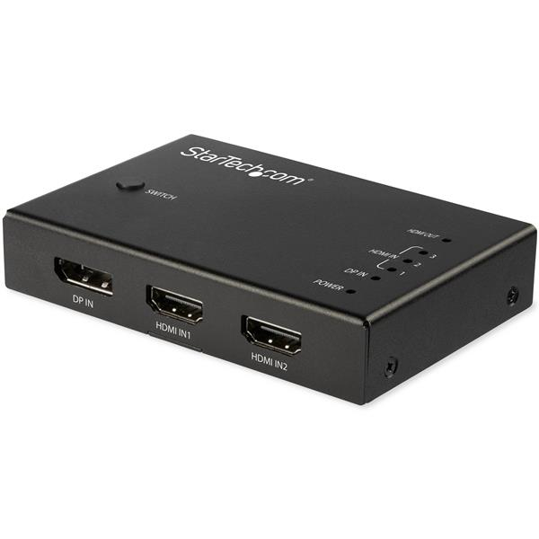 STARTECH.COM 4 PORT HDMI VIDEO SWITCH - 3X HDMI & 1X DISPLAYPORT - 4K 60HZ 2 YR STARTECH — view 2