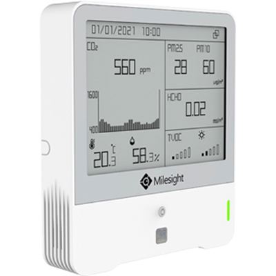 Milesight LoRaWAN AU915/AS923 9 in 1 Indoor Ambience Monitoring IoT Sensor (O3 Version) Milesight IoT — view 2