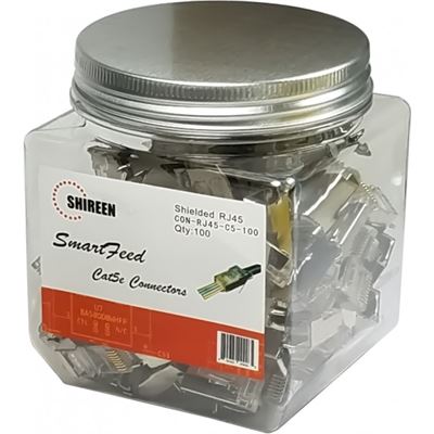Shireen CAT-C5e RJ45 Smart Feed Connector 100pk Shireen — view 2