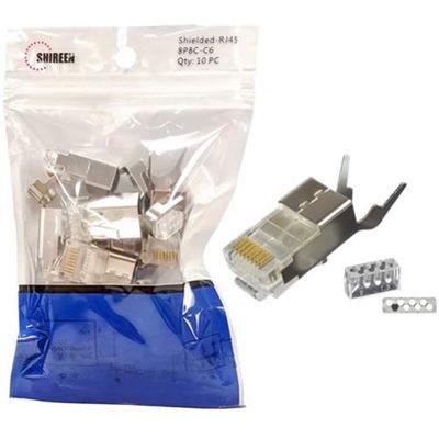 SmartFeed CAT6 Shielded RJ45 Connectors (10Pk) Shireen — view 2