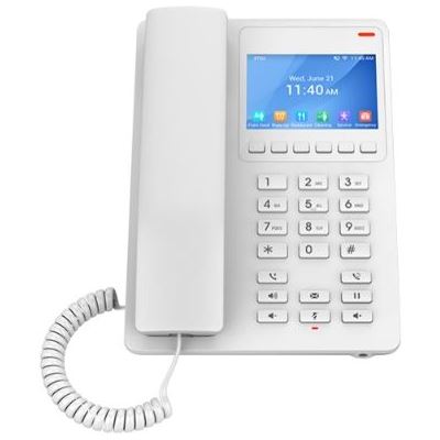 Grandstream GHP631W Desktop Hotel SIP IP Phone with 3.5' Colour LCD, PoE, Dual-band WiFi 6 - Black Grandstream Networks — view 2