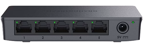 Grandstream GWN7701 8 Port Gigabit Unmanaged Ethernet Switch Grandstream Networks — view 2