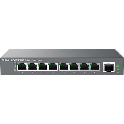 Grandstream GWN7701M 8 Port 2.5 Multi-Gigabit, 1 x SFP+ Unmanaged Ethernet Switch Grandstream Networks — view 2