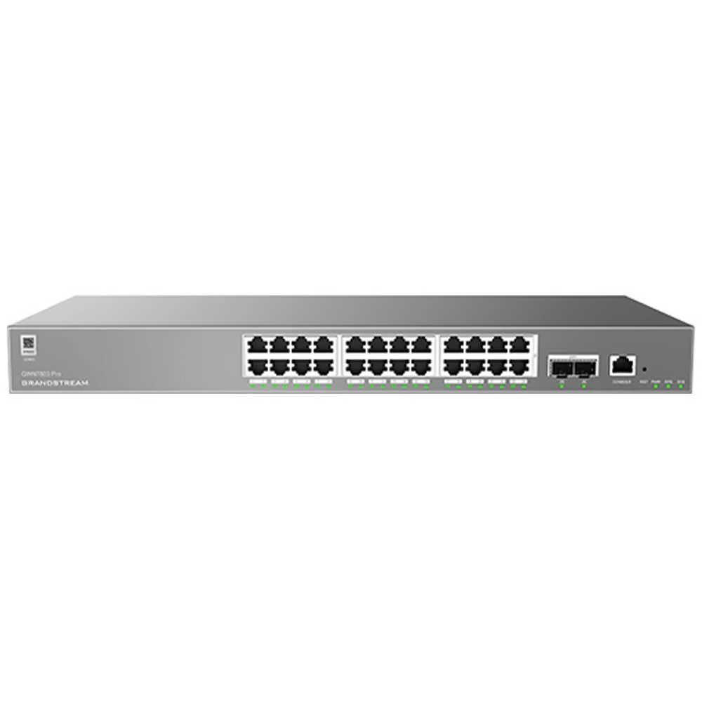 Grandstream GWN7803 Pro Enterprise Layer 2+ Managed Network Switch, 24 x GigE, 2 x SFP+ Grandstream Networks — view 2
