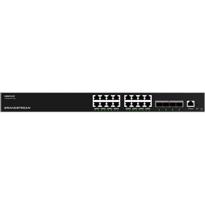 Grandstream GWN7812P Enterprise Layer 3 Managed PoE Network Switch with 16 x GigE and 4 x SFP+ Grandstream Networks — view 2