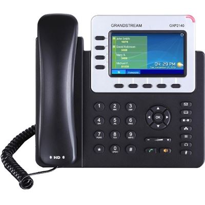 Grandstream GXP2140 4 Line VoIP Phone with a 4.3 inch Colour LCD screen and HD audio Grandstream Networks — view 2