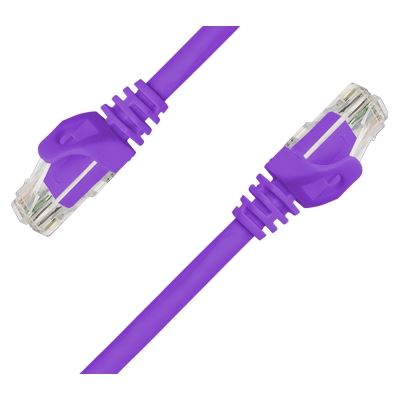 3 Metre Cat6 UTP Indoor Ethernet Cable - Purple Go Wireless NZ — view 2