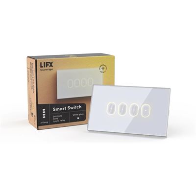 LIFX White 4-button in-wall Wi-Fi Controlled Smart Switch LIFX — view 2