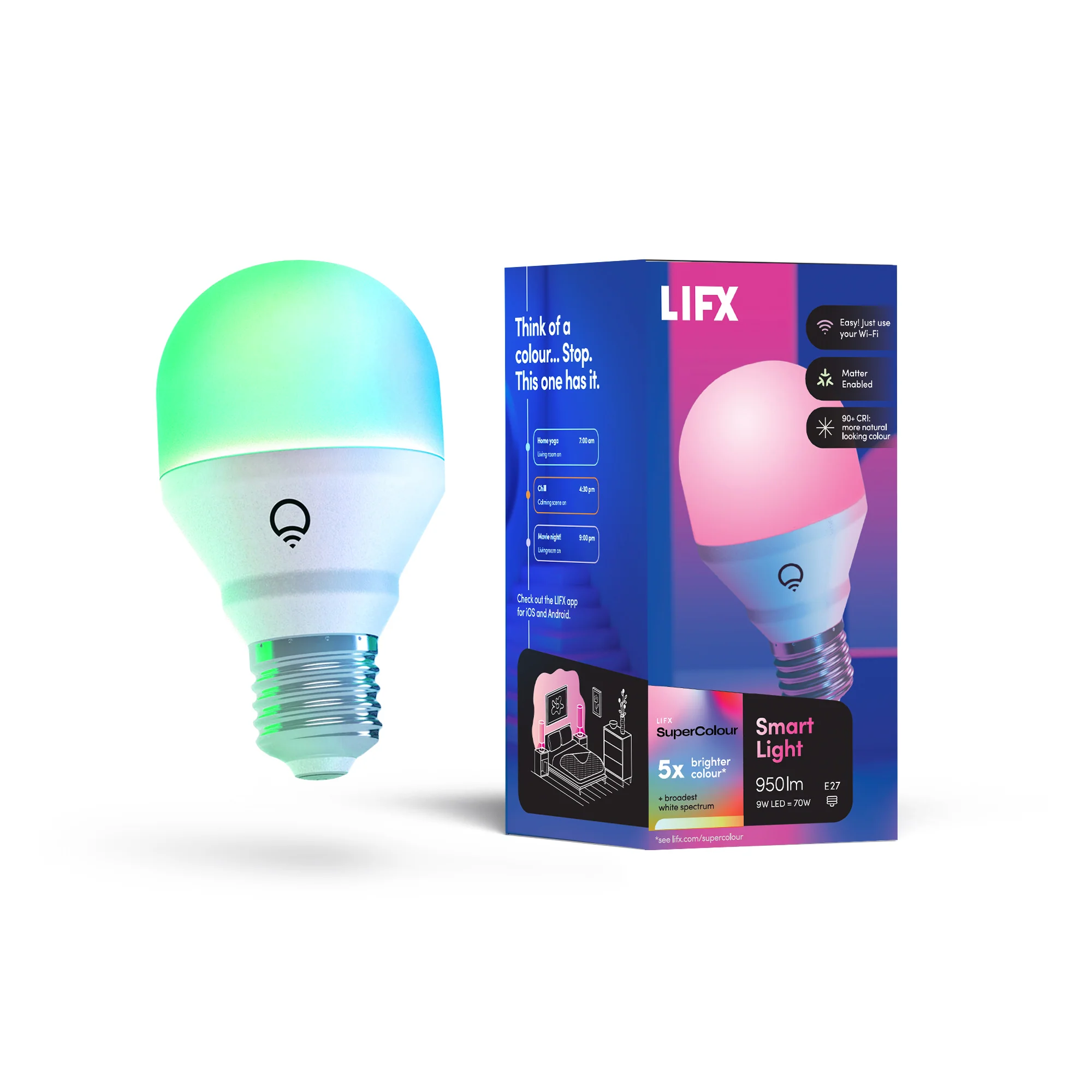 LIFX SuperColour 950 Lumens E27 Smart Light LIFX — view 2