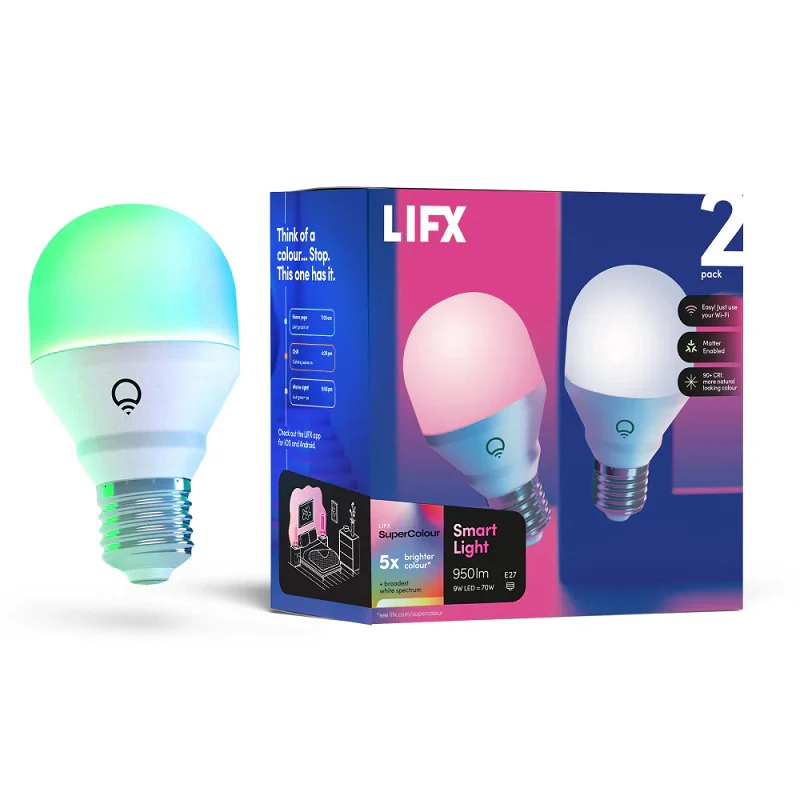 LIFX 2 Pack SuperColour 950 Lumens E27 Smart Light LIFX — view 2