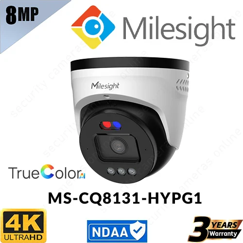 Milesight 4K NDAA AI TrueColor Turret Network Camera Milesight — view 2