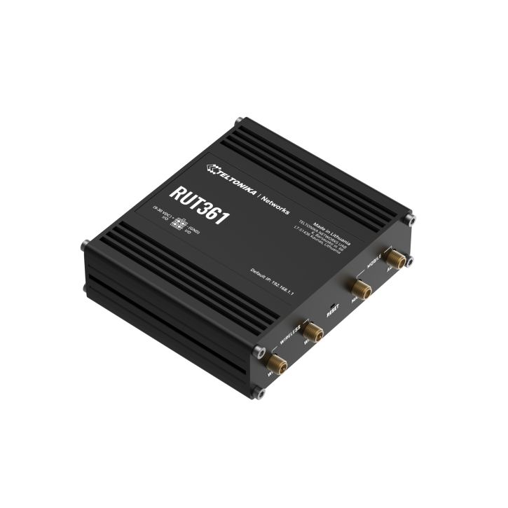 Teltonika RUT361 4G/LTE Cellular CAT 6 WiFi Router with Digital I/O Teltonika — view 2