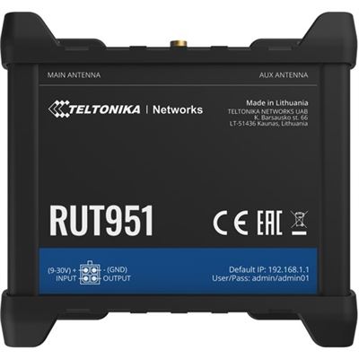 Teltonika RUT951 Dual SIM 4G/LTE Wi-Fi Router with IO and Ethernet Teltonika — view 2