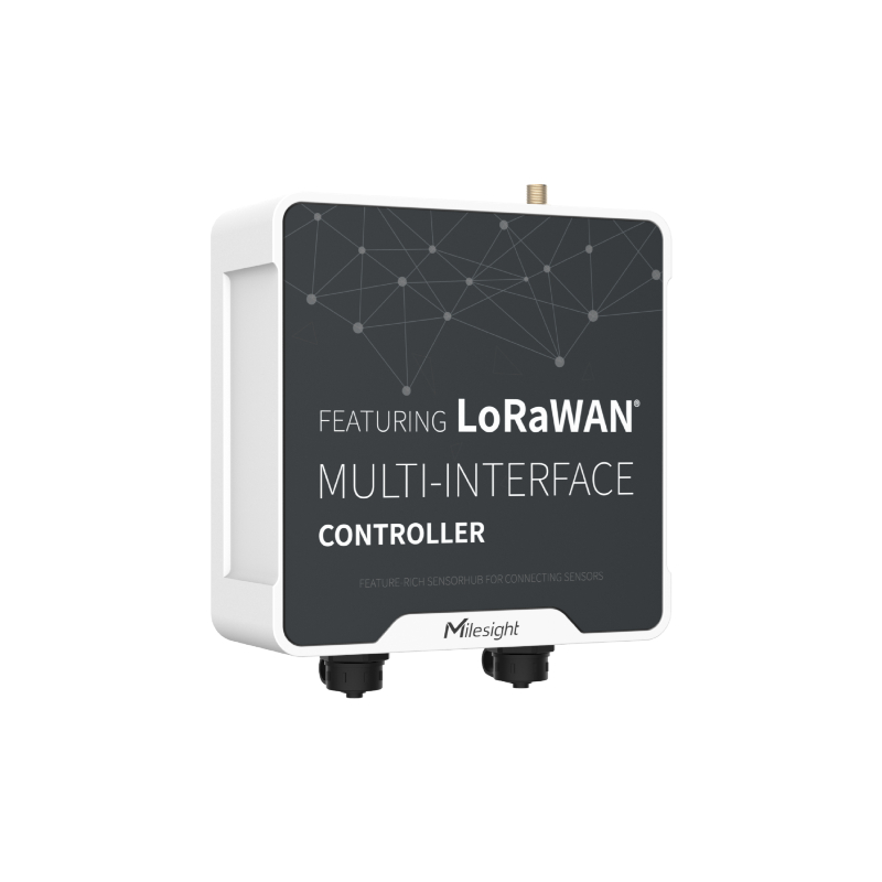 Milesight UC502-EA AU915/AS923 LoraWan IoT Controller with External Antenna Connectors and GPIO/AI/RS232/RS485/SDI12