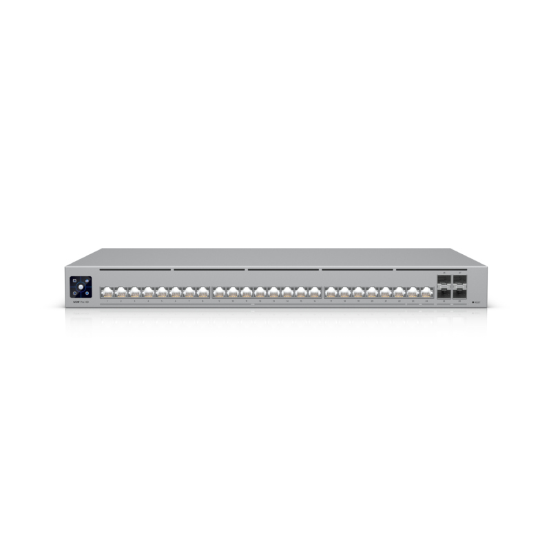 Ubiquiti UniFi Switch HD 24-Port, Professional-Grade, Layer 3 Etherlighting Switch with 10 GbE & 2.5 GbE