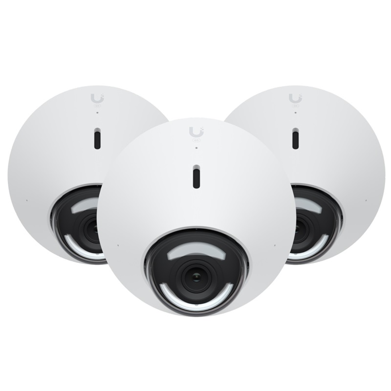 Ubiquiti UniFi Protect G5 Dome 4MP 2K HD IP Camera with Enhanced Dynamic Range and Low-light Performance 3-Pack