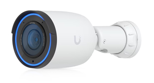 Ubiquiti UniFi G6 Pro Bullet White All-weather 4K PoE+ Camera with Multi-TOPs AI Engine and 2.36x Optical Zoom