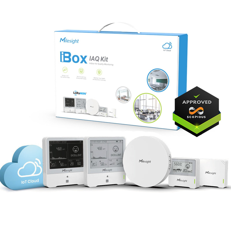 Milesight IAQ iBox Value Kit  - LoRaWAN Gateway AU915/AS923 IoT Starter Kit