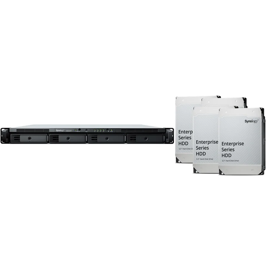 Synology RGT RS422+ 1U 4 Bay Rackmount NAS(48Tb) 4x Synology Enterprise 12Tb Synology — view 2