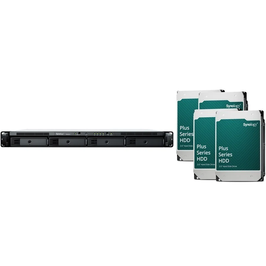Synology RGT RS422+ 1U 4 Bay Rackmount NAS(64Tb) 4x Synology Plus Series 16Tb Synology — view 2