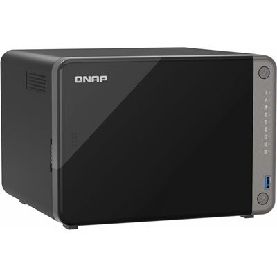QNAP TS-AI642-8G 6 Bay 3.5" AI NAS, NPU 6TOPS, 4C ARM Cortex-A76 2.2GHz, 4C Cortex-A55 1.8GHz, 8GB(not expandable), 2xHDMI, 2x1GbE, 1x 2.5GbE, 1xPCIe Gen3x2 QNAP — view 2