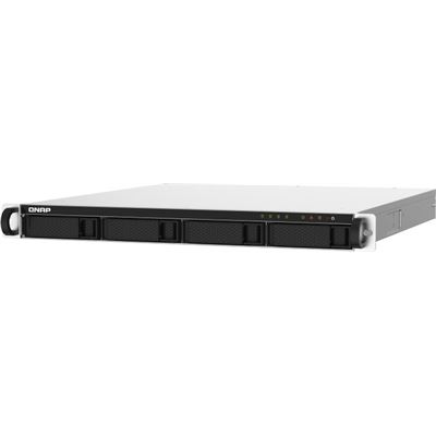 QNAP TS-432PXU-2G 4-Bay AL324 quad-core 1.7 GHz rackmount NAS with 250W PSU, 2GB DDR4 UDIMM RAM (max 16GB), SATA 6Gb/s, 2x 10GbE SFP+, 2x 2.5GbE, 1x PCIe Gen2 x2 slot QNAP — view 2
