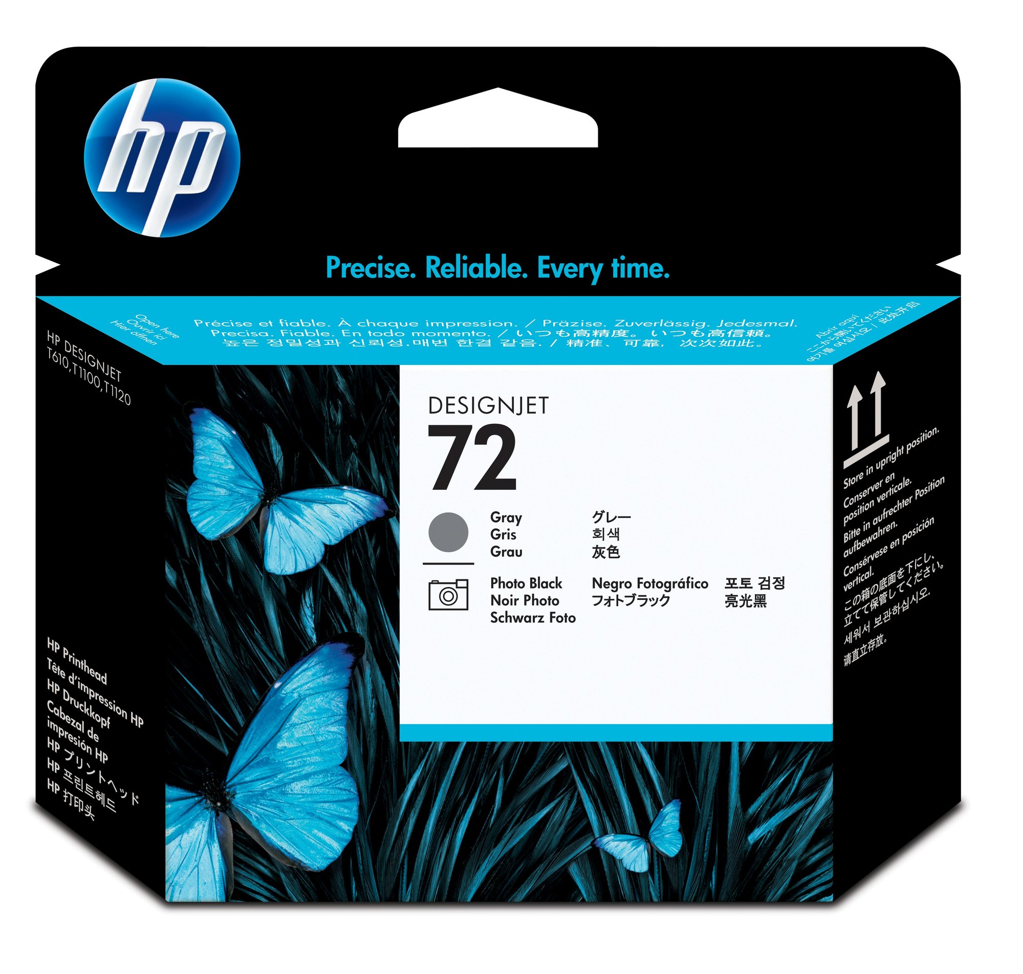 HP 72 Grey / Photo Black Printhead. HP — view 2