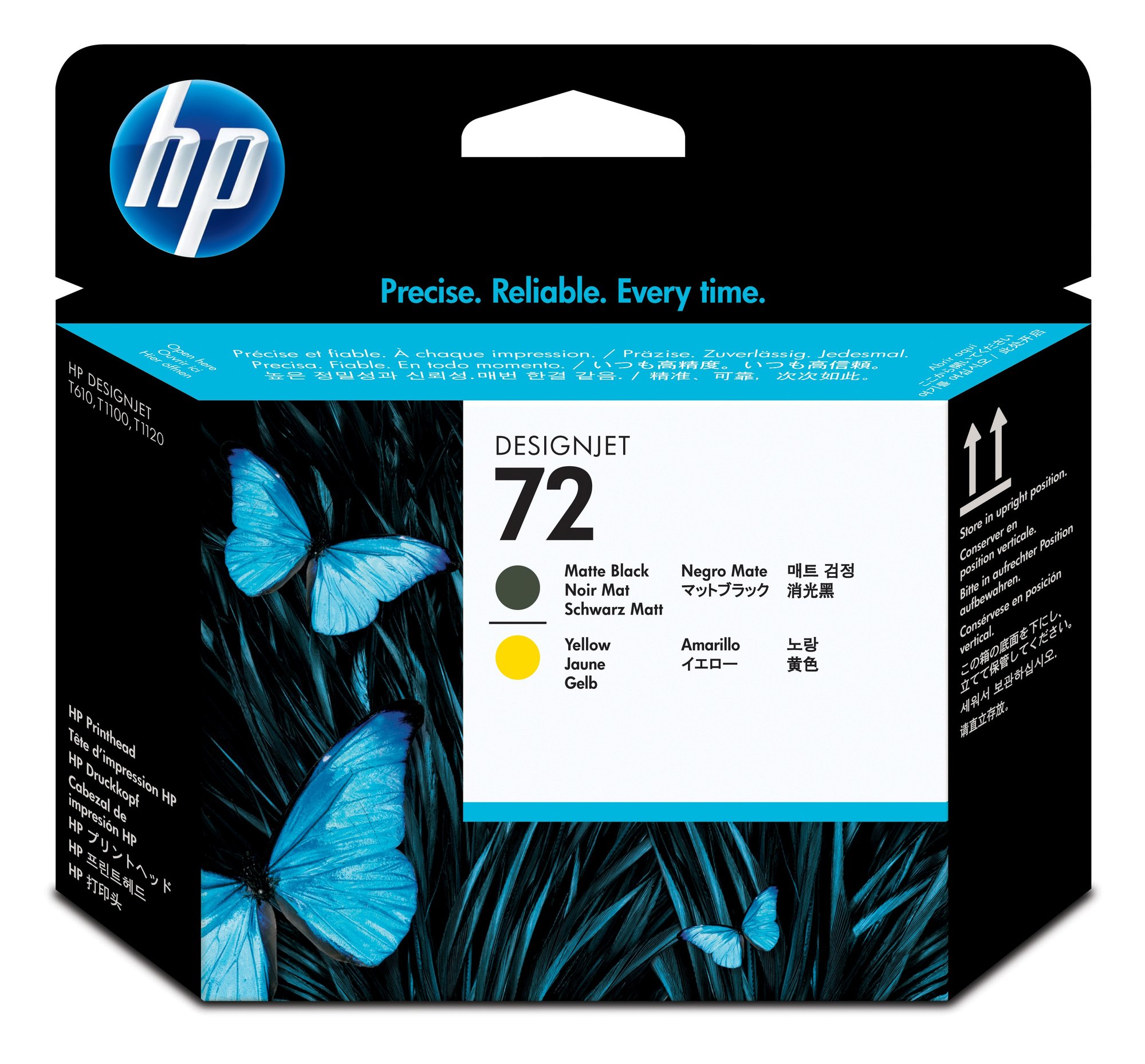 HP 72 Matte Black / Yellow Printhead. HP — view 2