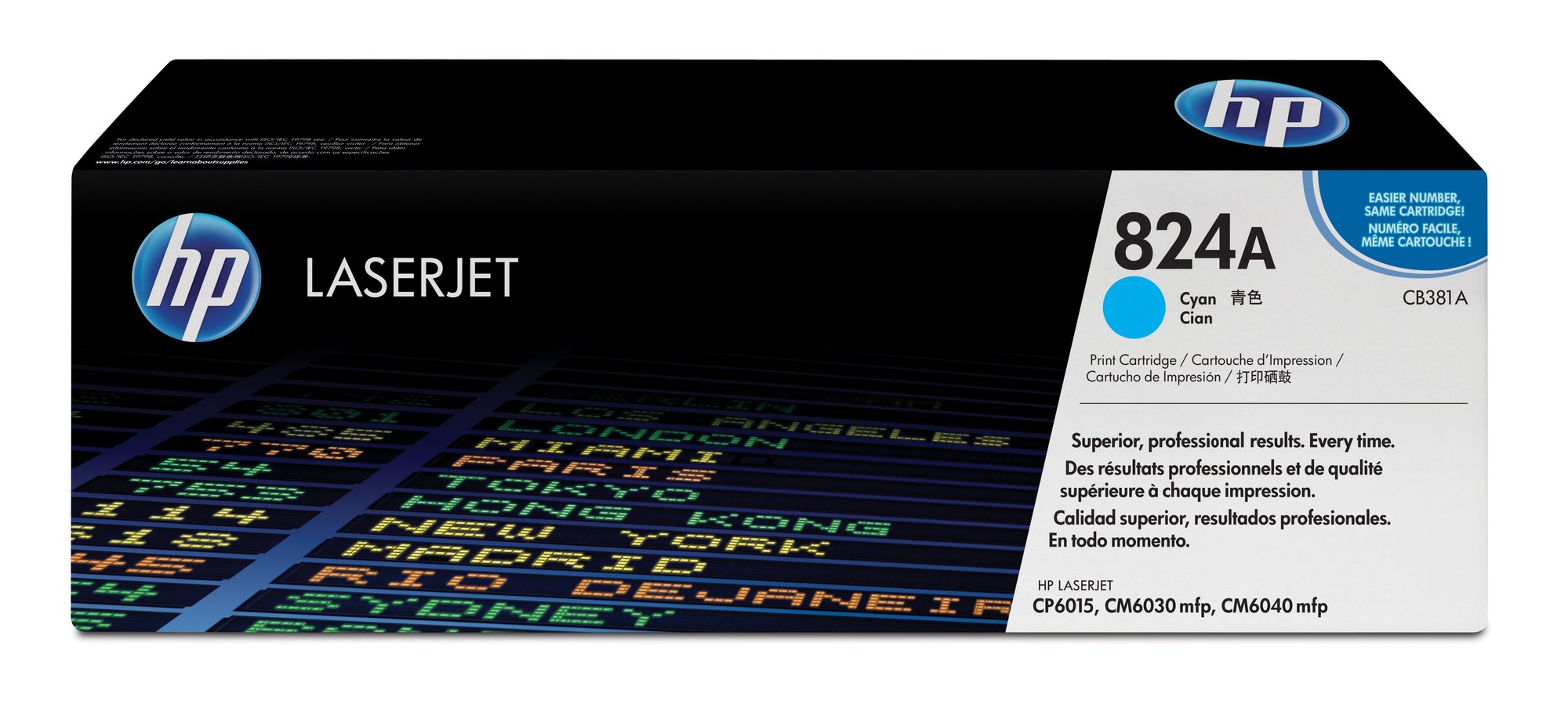 HP 824A CYAN LJ TONER CART CB381A HP — view 2