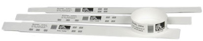ZEBRA WRISTBAND ADULT1-3/16X11 WHT ZEBRA — view 2