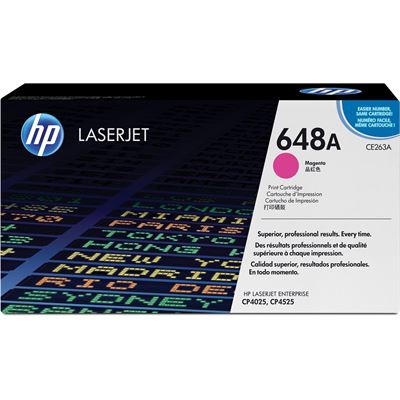 HP 648A MAGENTA LJ TONER CART CE263A HP — view 2